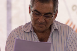 Ministro Gilberto Carvalho lendo a carta política do III ENA. Foto: Fabio Caffé/Imagens do Povo.